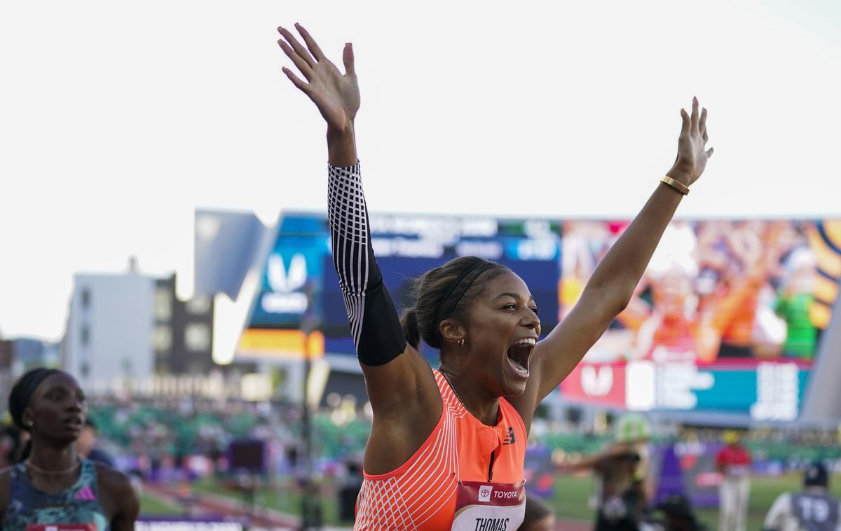 Gabby Thomas | Gabby Thomas je postavila najboljši letošnji čas na svetu v teku na 200 metrov. | Foto Guliverimage