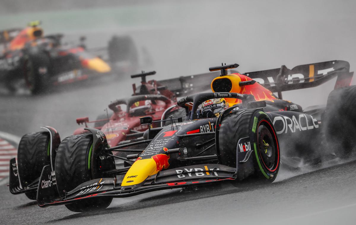 Suzuka štart Verstappen Leclerc | Bitka za prvaka med Maxom Verstappnom in Charlesom Leclercom je odločena. | Foto Guliver Image