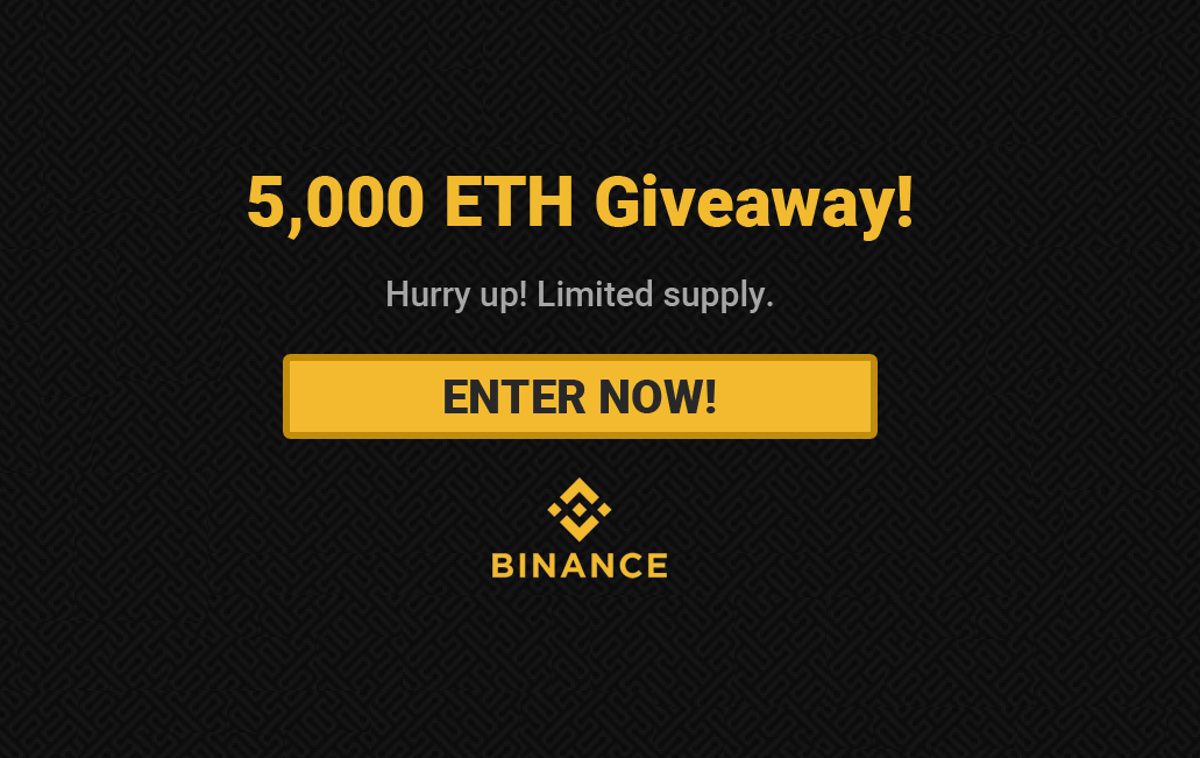 Binance | Kliki na takšne povezave vodijo do nevarnih spletnih strani, kjer je mogoče v hipu izgubiti privarčevane kriptovalute. Velika večina prevar se pojavlja na Twitterju, ki pa do zdaj še ni ukrepal. | Foto Matic Tomšič / Posnetek zaslona