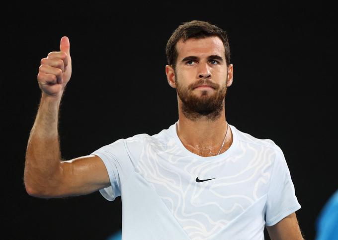 Karen Hačanov in Kanadčan Gabriel Diallo bosta igrala v finalu turnirja ATP 250 v Almatyju.  | Foto: Reuters