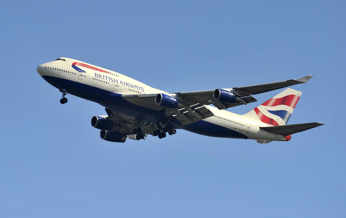 Boeing 747 | Boeing 747 letalske družbe British Airways. Fotografija je simbolična. | Foto Reuters