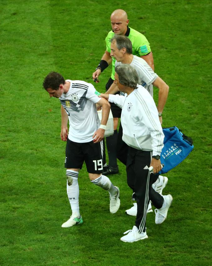 Sebastian Rudy se na svoji prvi tekmi, ki jo je odigral na svetovnem prvenstvu, ni naigral. | Foto: Reuters