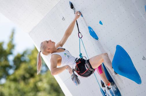 Garnbretova v finale težavnosti z najboljšim dosežkom