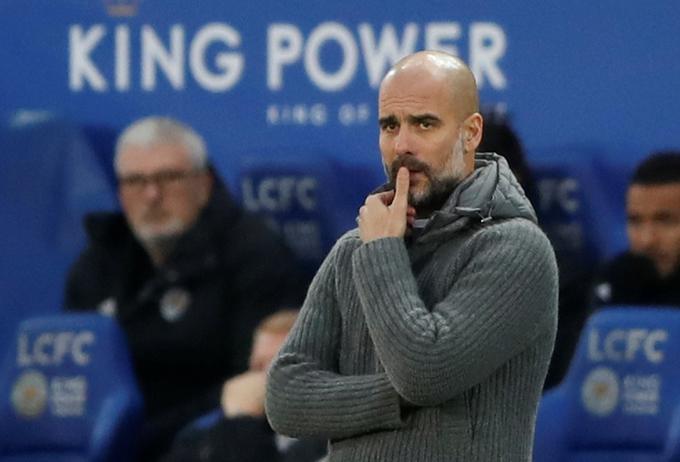 Pep Guardiola opozarja, da mora njegova ekipa ostati mirna. | Foto: Reuters