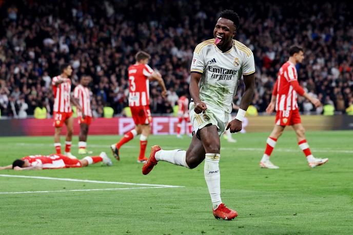 Vinicius | Vinicius Jr. je na dvoboju v Madridu izenačil na 2:2. | Foto Reuters