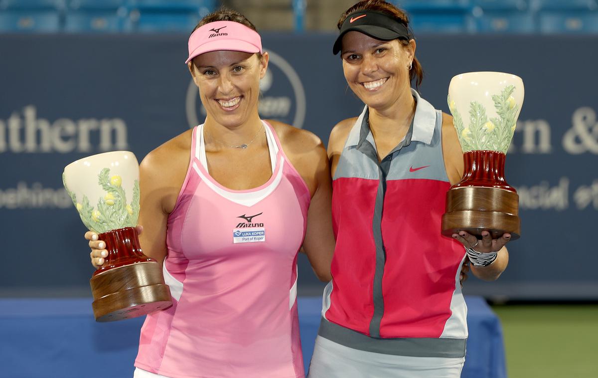 Andreja Klepač | Andreja Klepač je v Cincinnatiju med ženskimi dvojicami prišla do sedme lovorike v karieri. | Foto Getty Images