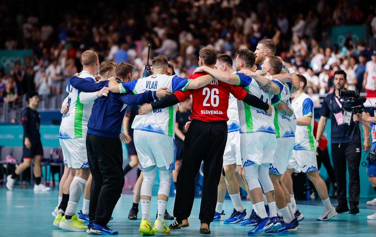 Slovenska rokometna reprezentanca, Pariz 2024 | Slovenci so v Parizu tesno premagali neugodno Japonsko. | Foto Anže Malovrh/STA