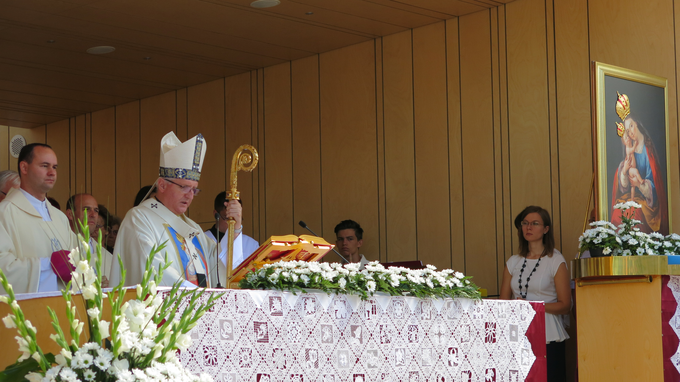 Brezje, romanje na Brezje, Stanislav Zore | Foto: STA ,