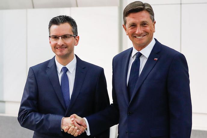 Borut Pahor in Marjan Šarec | Foto STA