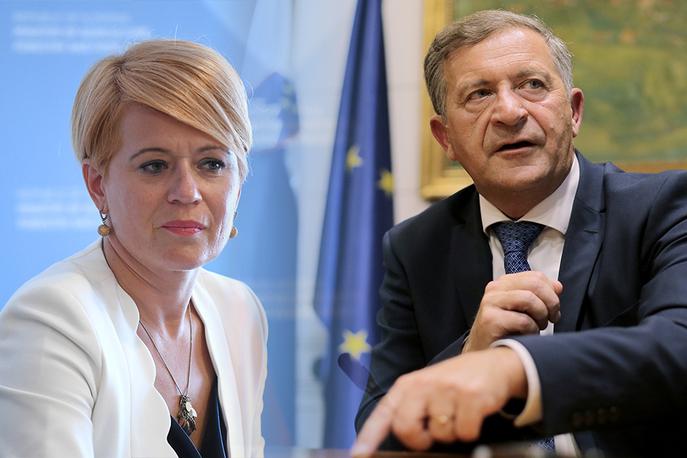 Aleksandra Pivec. Karel Erjavec. | Foto STA