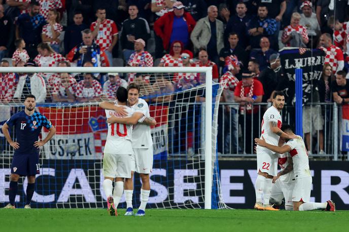 Turčija : Hrvaška | Turčija je z 1:0 v Osijeku premagala Hrvaško. | Foto Reuters