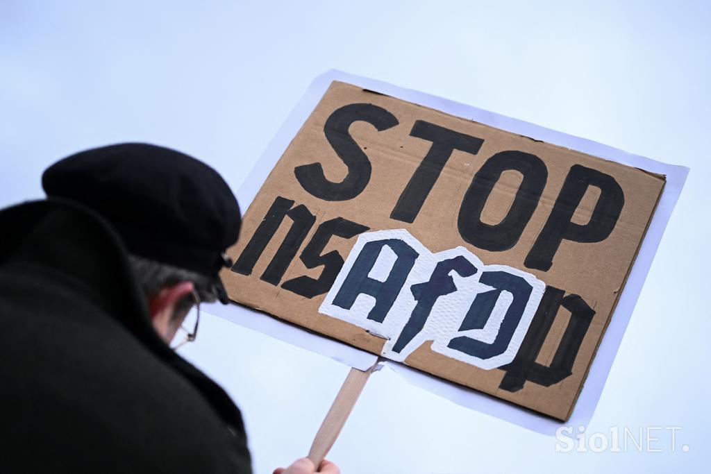 Protest proti skrajni desnici, Berlin, Nemčija