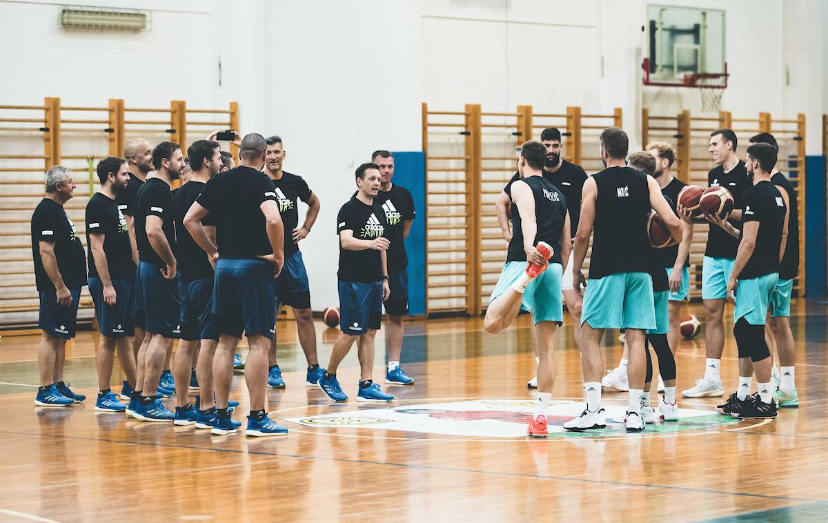 KZS trening | Selektor Sekulić je na prvem treningu pozdravil osmerico. | Foto Grega Valančič/Sportida