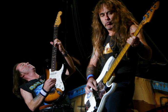 Iron Maiden | Steve Harris (desno) je zvest navijač West Hama. | Foto Reuters