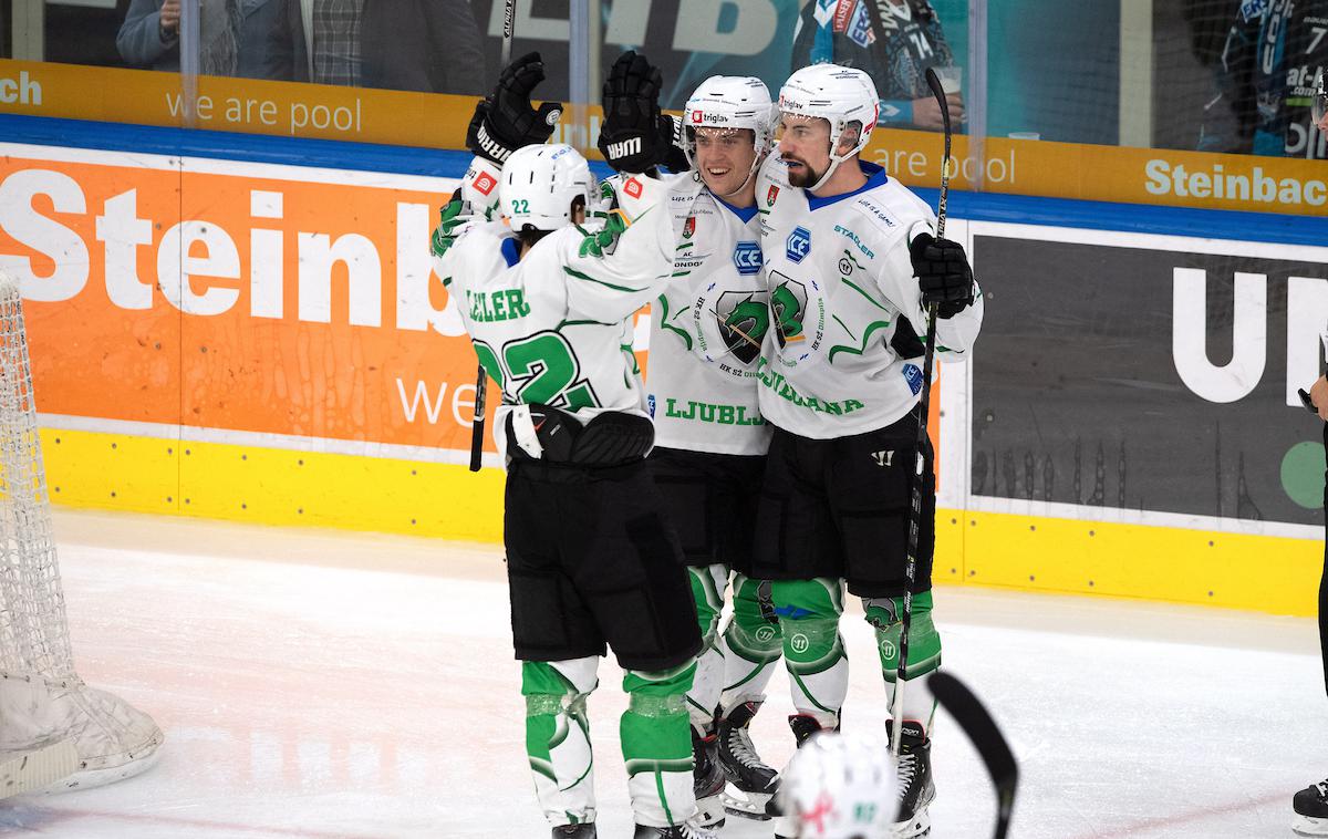 HK Olimpija ICEHL | Hokejisti vodilne Olimpije so zmagali tudi v Gradcu. | Foto Sportida