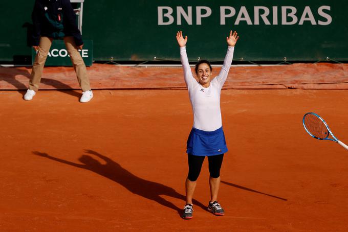 Za veliko presenečenje je poskrbela tudi Italijanka Martina Trevisan. | Foto: Gulliver/Getty Images