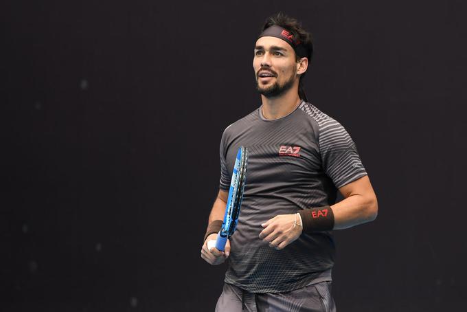 Fabio Fognini je očitno dosegel svoj namen. | Foto: Gulliver/Getty Images