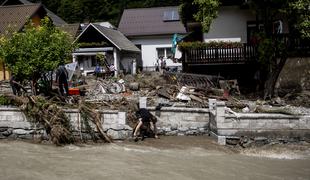 Zaradi poplav na Koroškem manj turistov, kmetije zaskrbljene