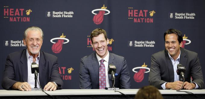 Erik Spoelstra je pri Miamiju vrsto let sodeloval z Goranom Dragićem. Največji uspeh sta dosegla leta 2020, ko je Miami zaigral v finalu. | Foto: Guliverimage