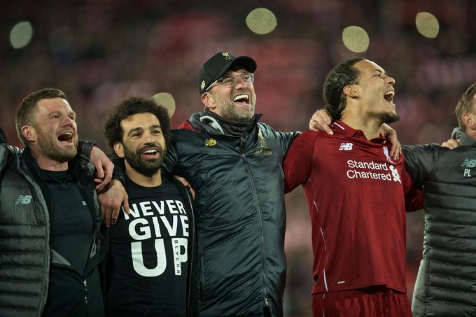 Jürgen Klopp po eni največjih zmag v svoji trenerski karieri maja 2019 | Foto: Guliverimage