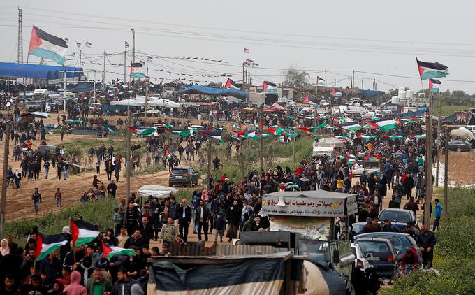 protesti v Gazi | Foto: Reuters