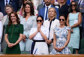 Vojvodinji Kate in Meghan v Wimbledonu