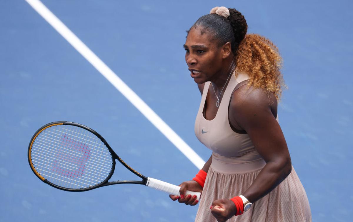 Serena Williams | Serena Williams je imela precej težav, da se je uvrstila med najboljših osem. | Foto Getty Images