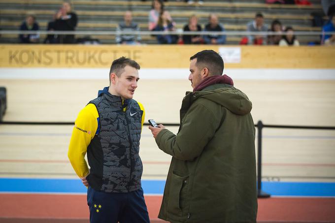 Z njim smo se pogovarjali pretekli konec tedna, ko je v Češči vasi osvojil naslov dvoranskega prvaka Slovenije. | Foto: Peter Kastelic/AZS