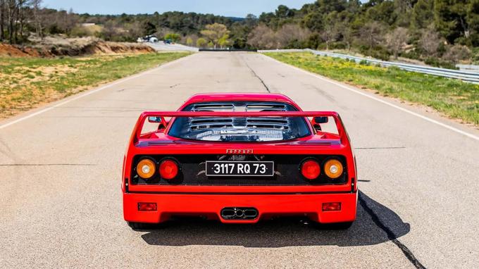 Alain Prost dražba ferrari F40 | Foto: RM Sotheby's