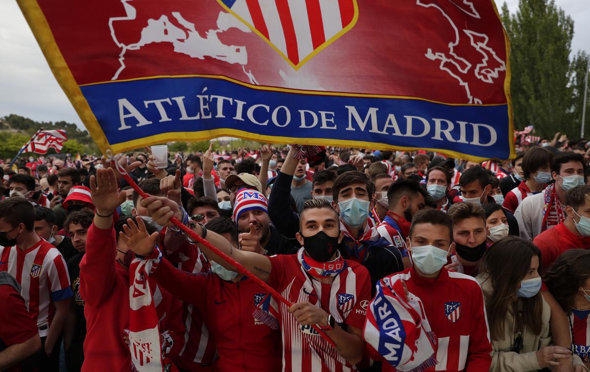 Atletico Madrid prvak | Atletico Madrid lahko zvečer postane tretji španski polfinalist v ligi prvakov. | Foto Guliverimage