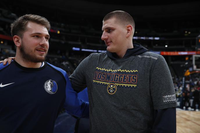 Nikola Jokić Luka Dončić | Luka Dončić in Nikola Jokić spadata med najboljše košarkarje na svetu. | Foto Guliverimage