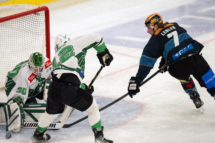 Linz : HK Olimpija | Olimpija je v Linzu v zadnji tretjini vodila s 5:4, na koncu pa izgubila s 5:6. | Foto BWL / Eisenbauer