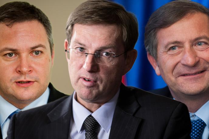 Miro Cerar Karl Erjavec Dejan Židan