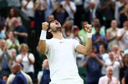 Znani vsi četrtfinalisti Wimbledona, med njimi prvič tudi Carlos Alcaraz