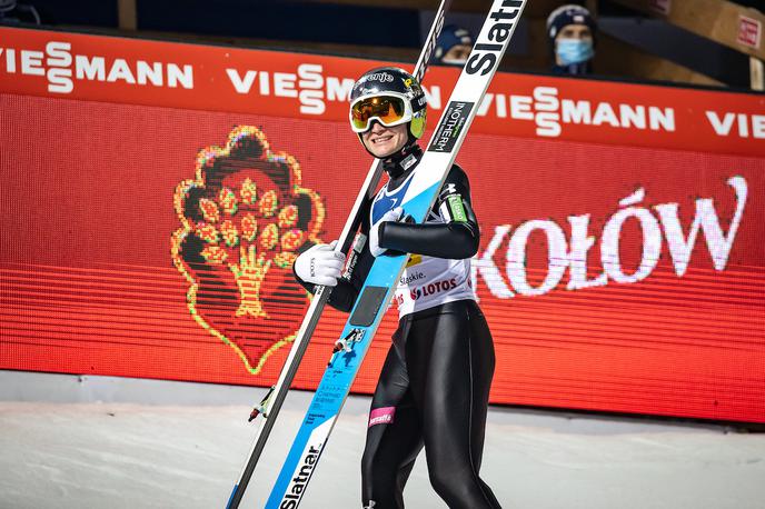 Anže Lanišek | Anže Lanišek se je po prvi seriji nedeljske tekme kot vodilni posamične tekme spogledoval celo z zmago, na koncu pa se je moral zadovoljiti s šestim mestom. | Foto Sportida