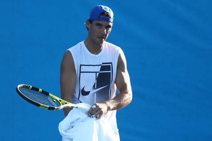 V zadnjem letu je Rafael Nadal na trdi podlagi odigral le en dvoboj. | Foto: Gulliver/Getty Images