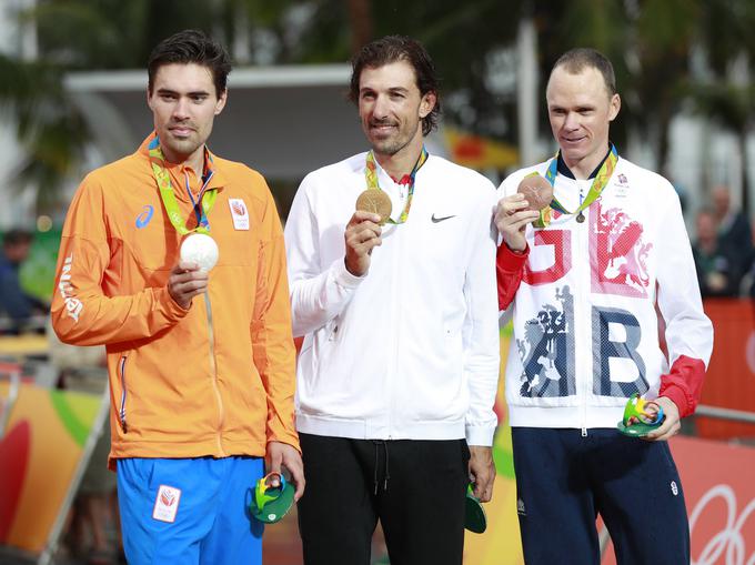 Pred petimi leti je na olimpijskih igrah v Riu de Janeiru osvojil srebrno kolajno. Zlato je pripadlo Švicarju Fabianu Cancellari, bron pa Britancu Chrisu Froomu.  | Foto: Guliverimage/Vladimir Fedorenko