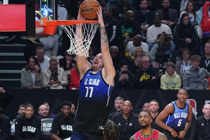 Luka Dončić All-Star 2023 | Luka Dončić je dosegel štiri točke. | Foto Reuters