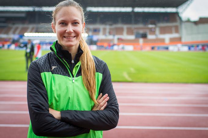 Neja Filipič, slovenska atletinja, ki obeta. | Foto: Peter Kastelic