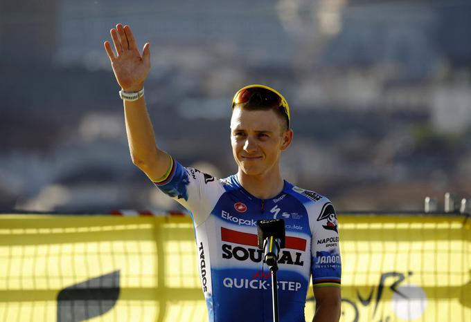 Prvič na Dirki po Franciji nastopa Remco Evenepoel (Soudal Quick-step). | Foto: Reuters