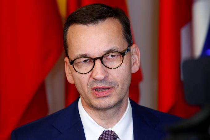 Poljski premier Mateusz Morawiecki meni, da bi morala Poljska zahtevati odškodnino za izgube med drugo svetovno vojno. | Foto: Reuters