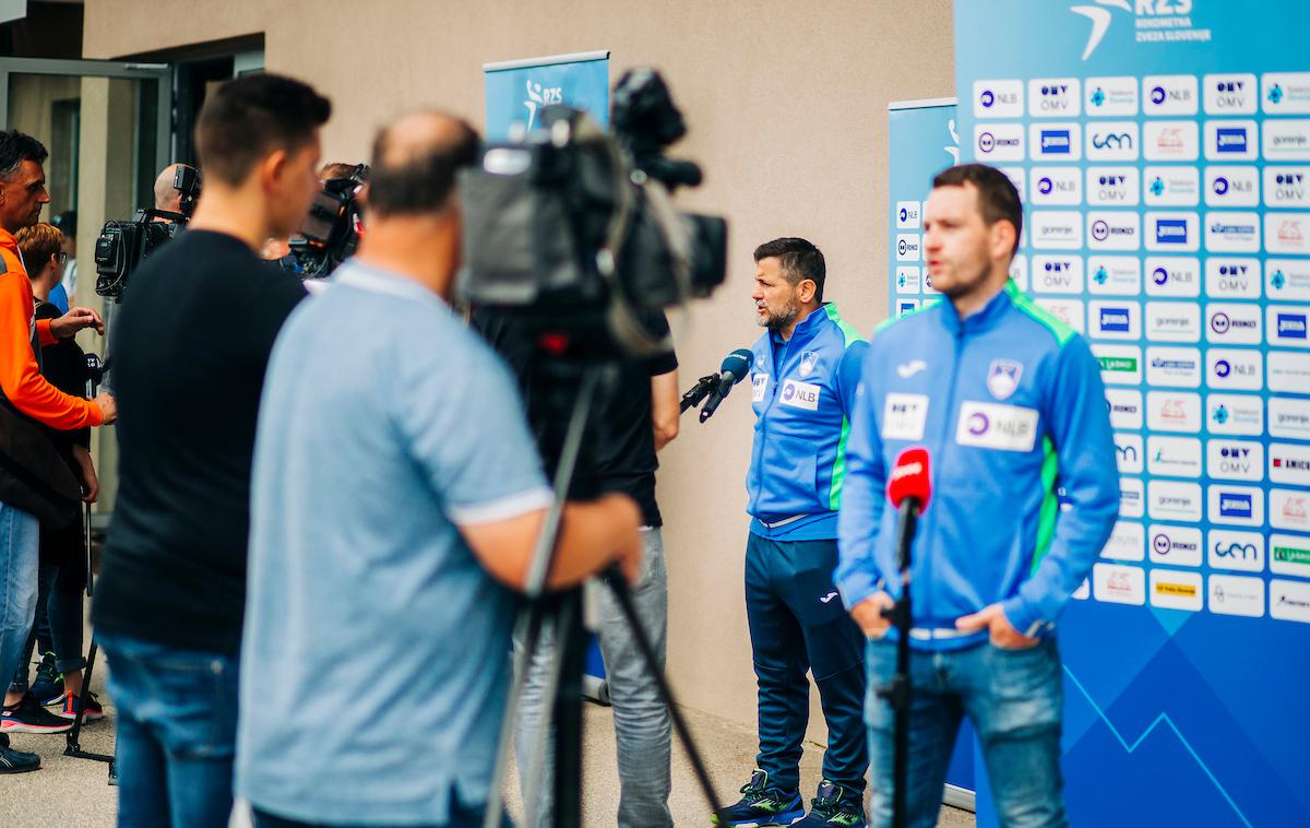 Slovenska rokometna reprezentanca, trening | Ljubomir Vranješ je po daljšem obdobju znova prišel v Slovenijo. | Foto Siniša Kanižaj/Sportida