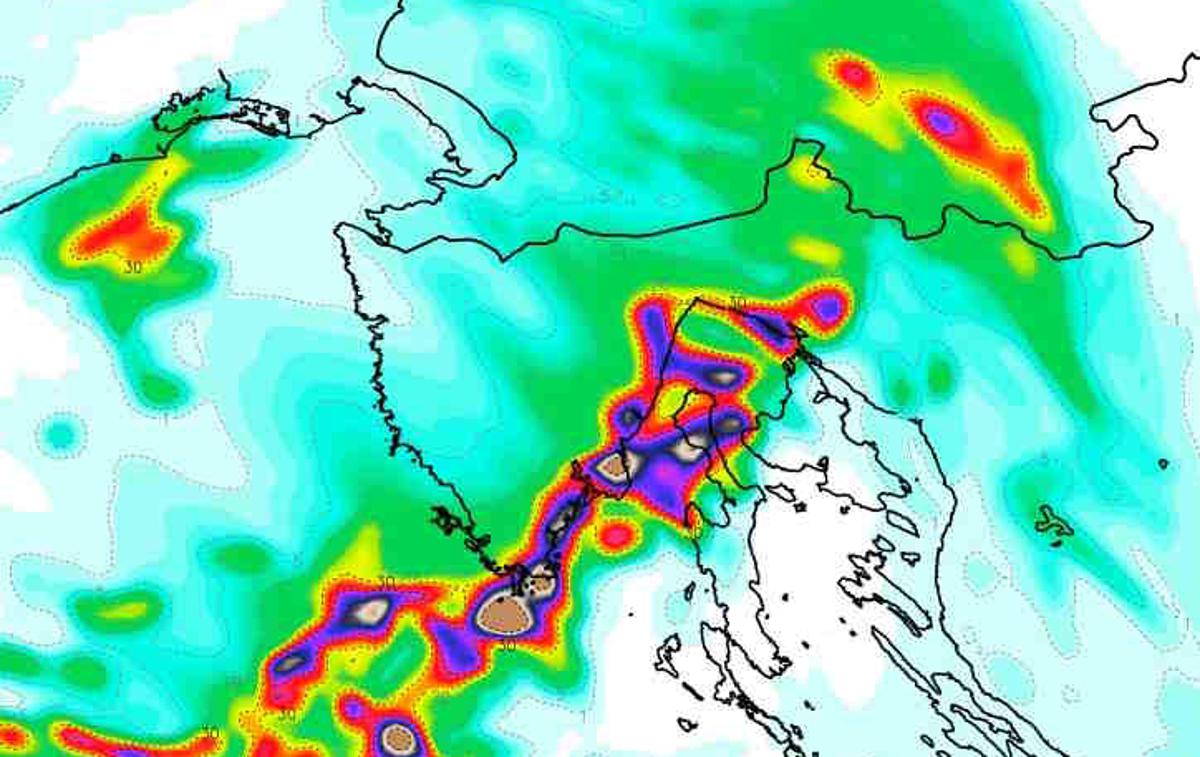 hrvaška vreme | Foto ECMWF