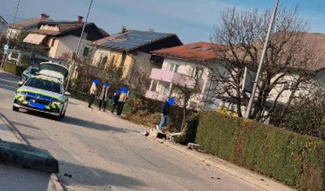 Kranj: bežal pred policisti, za seboj pustil razdejanje #video