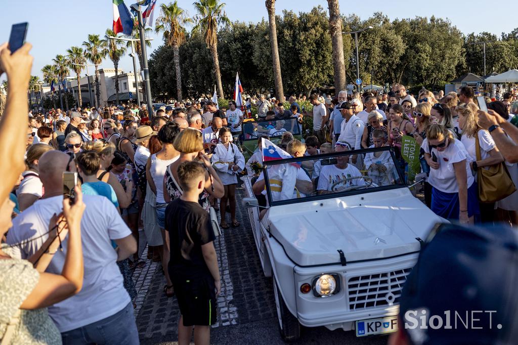 Sprejem koprskih olimpijcev