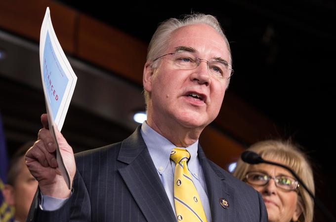 Tom Price, ki nasprotuje splavu, bo vodil ministrstvo za zdravje. | Foto: Reuters