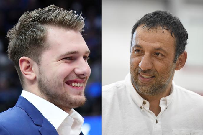 Luka Dončić in Vlade Divac | Foto Getty Images