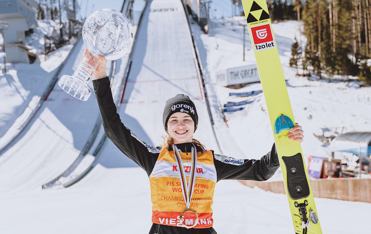 Nika Križnar | Nika Križnar je v nedeljo poskrbela za šesti "slovenski" veliki kristalni globus. | Foto Sportida