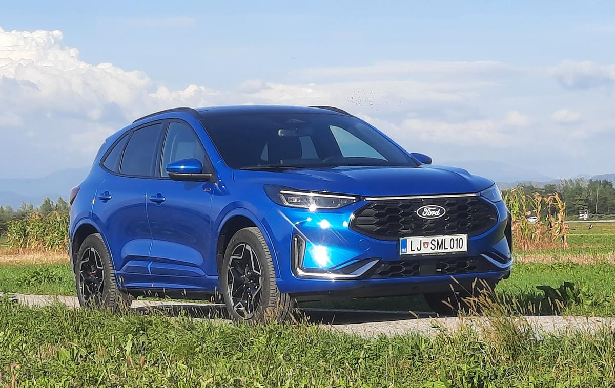 Ford kuga | Od 737,3 kilometra je 385,5 kuga prevozila na elektriko. | Foto Aleš Črnivec