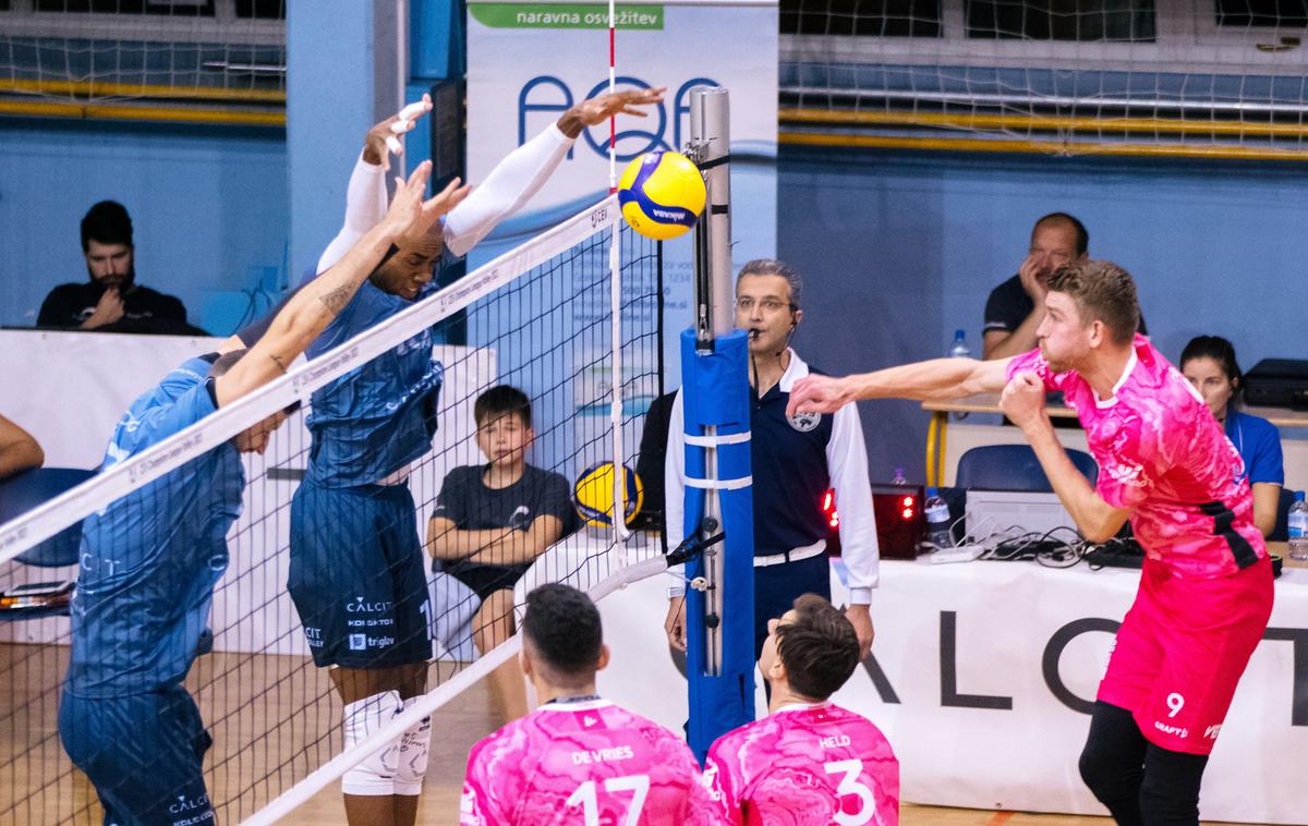 Pokal CEV: Lycurgus Groningen - Calcit Volley | Kamničani niso pokazali igre, kot so jo na prvi tekmi. | Foto Klemen Brumec